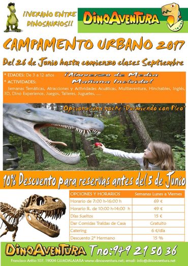 ¡Reserva ya plaza en el Campamento Urbano de Verano!