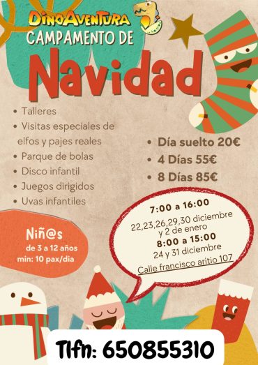 Campamento urbano de Navidad